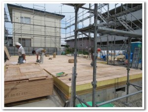 オーダー新築住宅の基礎工事07-高坂ホーム