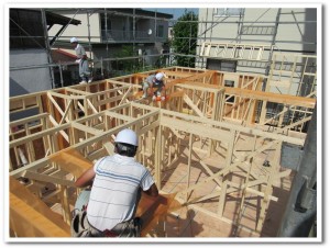 オーダー新築住宅の基礎工事04-高坂ホーム